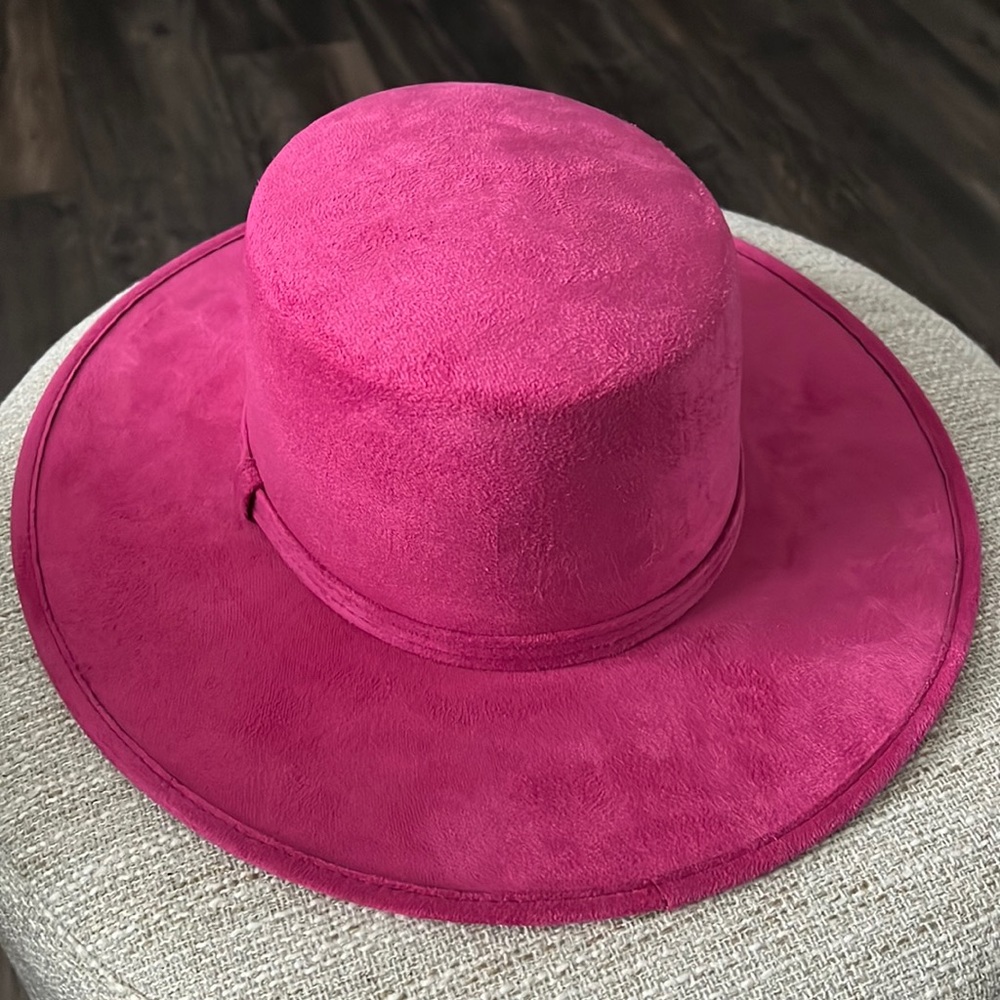 Suede fedora